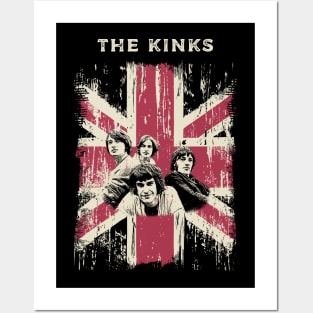 Vintage DIstrassed The Kinks Posters and Art